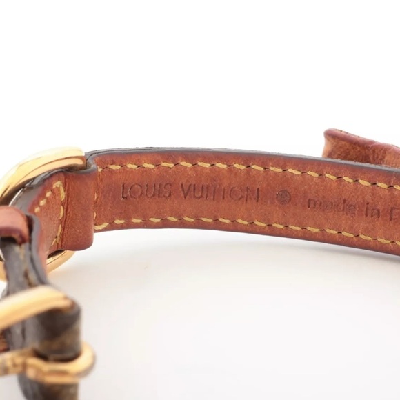 Louis Vuitton Laisse Baxter MM Pet Leash & Collar - M58056 & TH1008 - Picture 11 of 11